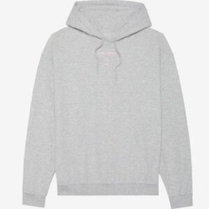 Lonley Ghost TEXT ME WHEN YOU GET HOME hoodie SIZE XXXL Oversize Gray And Pink